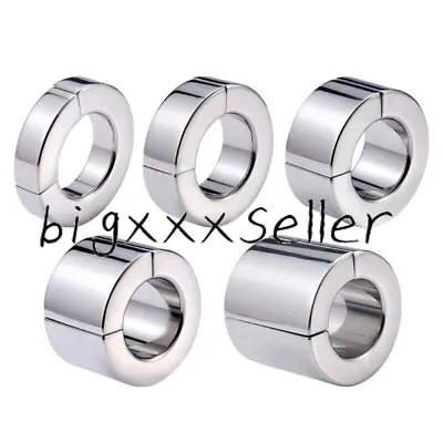 Men Stainless Steel Ball Stretching Weight Ball Stretcher Weight Heavy Magnetic • $16.54