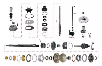 Gear Housing Rebuild Kit For Mercruiser Alpha One Gen 2 1996-1997 • $684.95