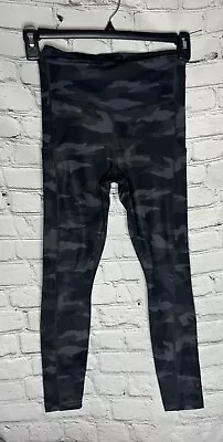 Athleta Ultimate Camo 7/8 Tight Leggings Grey Black With Pockets XS • £21.22