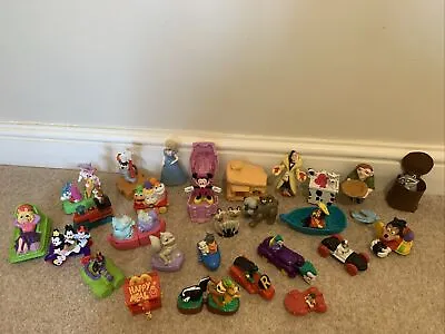27 Assorted Vintage McDonald’s B King Happy  Meal Fast Food Toys Most Disney • £6.75