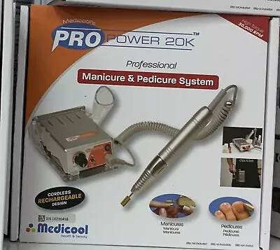 Medicool Pro Power 20K Portable Electric Manicure Pedicure Nail File • $299.99