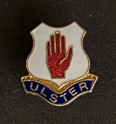 Ulster Red Hand Heraldry Enamel Vintage Lapel Pin Badge • £40