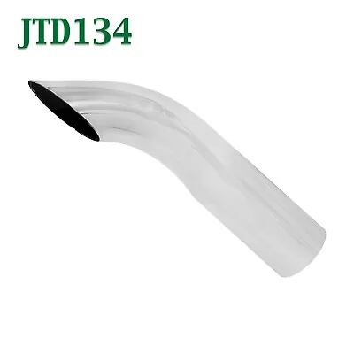 JTD134 1.75  Chrome Turn Down Exhaust Tip 1 3/4  Inlet / 2  Outlet / 8 1/2  Long • $23.91