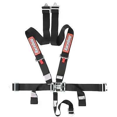 RaceQuip 711001RQP Latch And Link 5 Point Racing Harness Black • $112.95