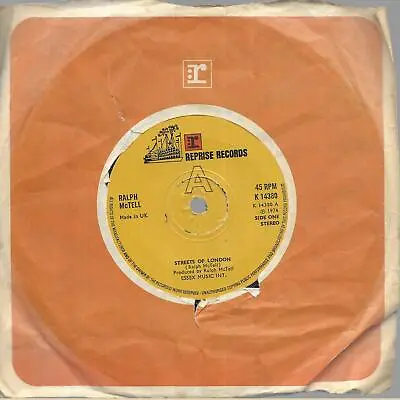 Ralph McTell Streets Of London UK 45 7  Single +Summer Lightning • £2.99