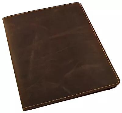 Leather Composition Notebook Cover Refillable Journal Genuine Rustic Handmade • $34.85