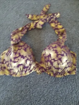 Bnwt  Butterfly Bikini Bra 36c  And Matching Briefs Size 12 • £10.95