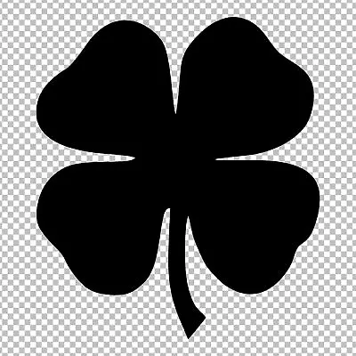 4 Leaf Clover Lucky Shamrock Irish Vinyl Decal Sticker • $2.99