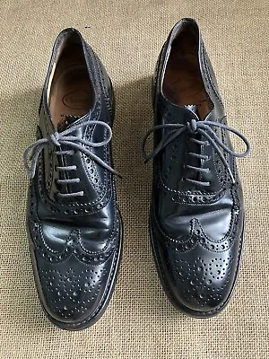 Church’s BURWOOD Womens Black Leather Wingtip Oxford Shoes Size UK 5.5 / EU 38.5 • $132