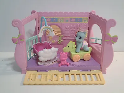 Hasbro G3.5 My Little Pony 2008 Newborn Cuties Playset Little Rainbow Dash' Room • $19.99