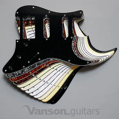 £8.90 • Buy New Vanson HSS Scratchplate Pickguard For Fender® Stratocaster® Strat®* Projects