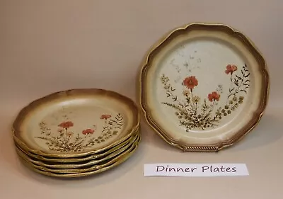 Mikasa ~ Whole Wheat Jardiniere ~ Set Of 6 Dinner Plates ~ Excellent! • $49.99