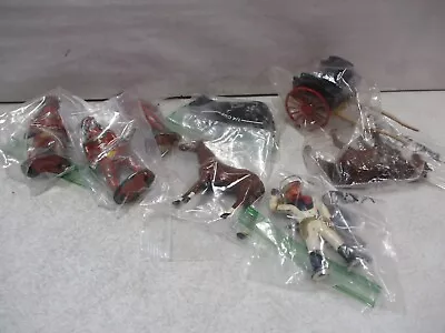 Assorted Lot Of Vintage Lead Figures Animals Horse And Buggy • $19.13