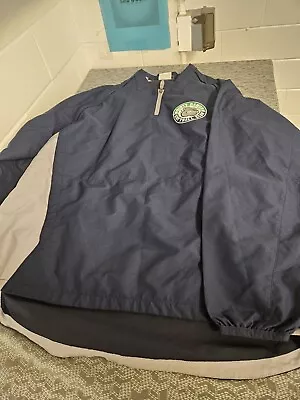 Majestic Jacket Mens Medium Blue Dirty Dawgs Softshell Club Sport  • $16