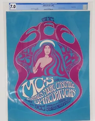 MC5 Poster 1967 The See Theater • $2250