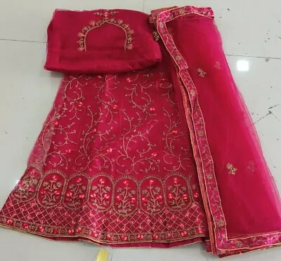 Lengha Indian Bollywood New Designer Lehenga Choli Wedding Party Pakistani Wear • $44