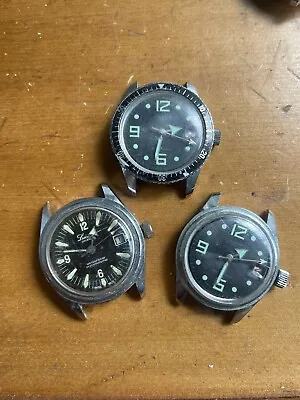 Vintage Lucerne Skin Diver Watch Lot Estate For Repair Parts Broad Arrow Hands • $2.25