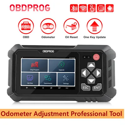 OBDPROG M500 Car OBD2 Odometer Scanner Code Reader Mileage Programmer Adjustment • $429