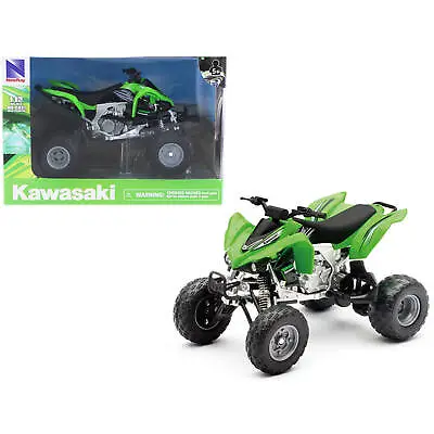 New Ray 1/12 Scale Motorcycle Model Kawasaki KFX 450R ATV Green • $31.83