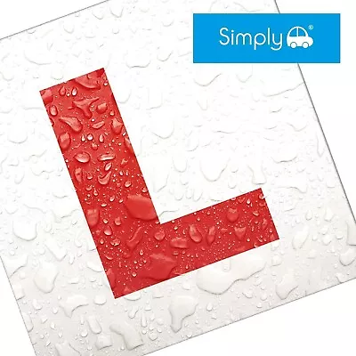 2 X FULLY MAGNETIC L PLATES SECURE Quick Easy To Fix Learner Sign Legal Size • $3.72