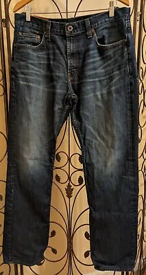 J Brand Men's Blue Walker Relaxed Straight Leg Jeans Size 34 100% Cotton • $22.99