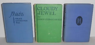 Lot Of (3) Vintage Books By Grace Livingston Hill - Grosset & Dunlap HB - MARIS • $12.25