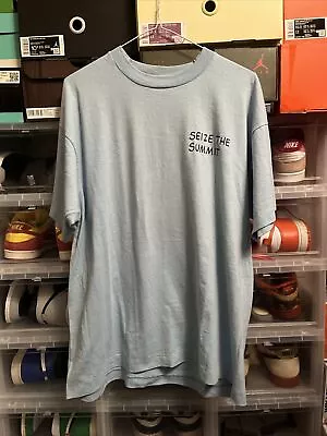 Vintage Peanuts Shirt Mens XL Blue Metlife Logo 90s Tee • $25