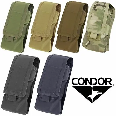 Condor MA9 Tactical MOLLE Antenna Radio Walkie Talkie Bungee Flap Pouch Holster • $23.93