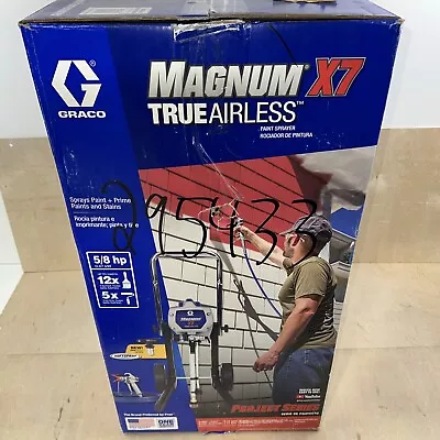 Graco Magnum 262805 X7 Cart Airless Paint Sprayer Gray With NEW HOSE & SPRAY GUN • $324