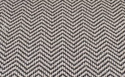 Carpet | Landing | Hall | 1.00 X 4.00 | Black/White Herringbone | Zig Zag • £84.99