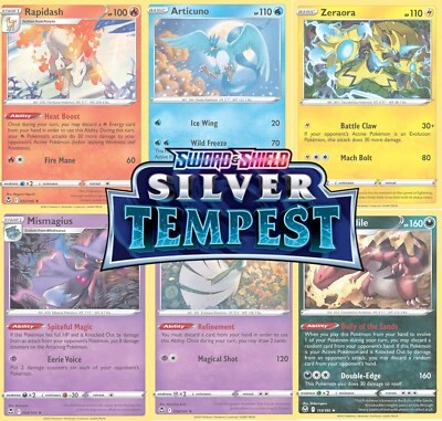 $1.95 • Buy Pokemon SILVER TEMPEST Choose Your Card! - Holos/Reverse Holo - NM - FREE SHIP