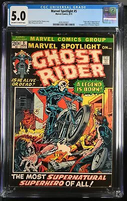 Marvel Spotlight #5 CGC VG/FN 5.0 1st Appearance Ghost Rider! Ploog Cover • $1039