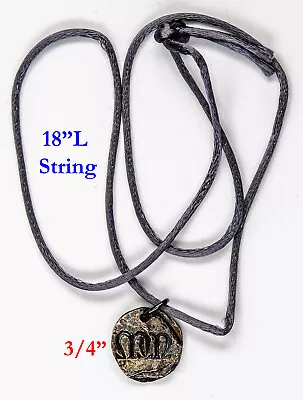 Mignon Faget Sterling Silver Medallion String Necklace 18in • $65