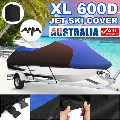 $53.67 • Buy 600D Jet Ski Trailerable Cover Protector For Seadoo Sea Doo Bombardier GT GTS AU