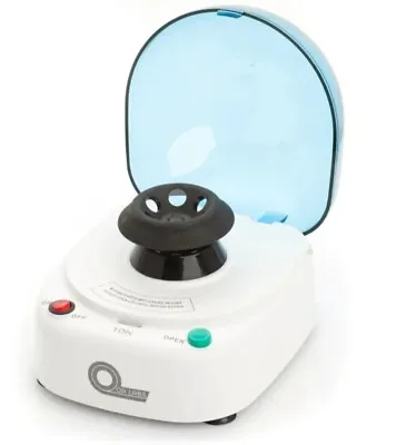 Qor Labs 10000 RPM Mini Centrifuge W 6-Place Micro Tube Rotor + 16-Place Strip • $89.10