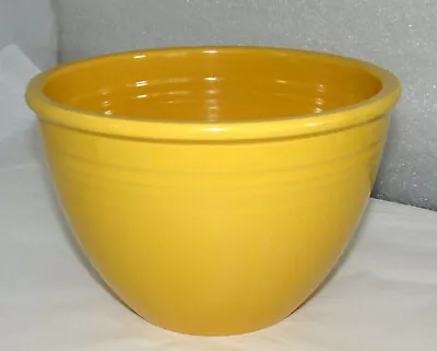 Vintage Fiesta Fiestaware Yellow #4 Nesting Mixing Bowl No Rings • $49.95