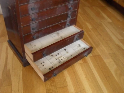 £25 • Buy Insect Display Cabinet With 8 Glass Topped Drawers
