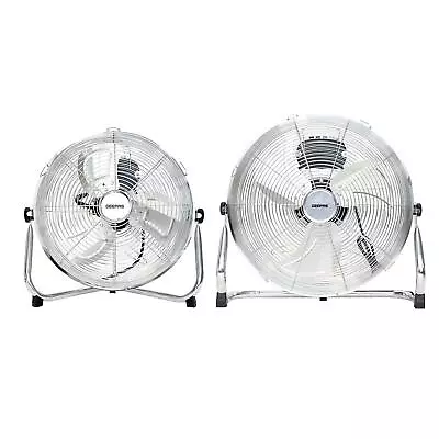 Floor Fan Air Cooling Circulator 3 Speed Electric Portable Gym Fan Office • £34.99