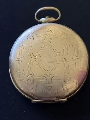 16S  E. Howard Crescent Extra 3 Hinge Pocket Watch Case 14K YGF C.W.C Co. • $39.99