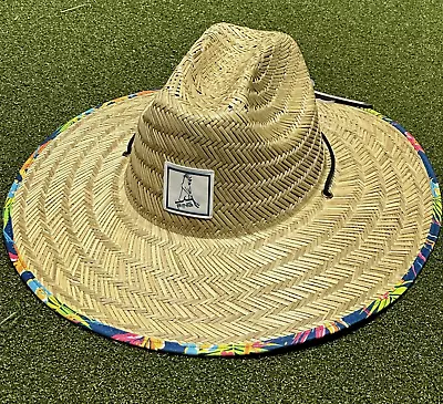 PING Mens Golf Greenskeeper Wide Brim Straw Sun Hat One Size New #2929 • $49.99