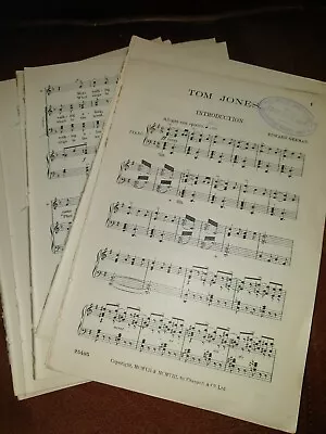 Vintage Sheet Music Score Paper Mixed Sizes Decoupage  Crafting Approx 125g • £6.99