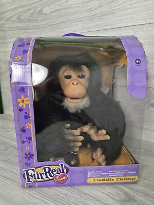 Furreal Friends Cuddle Chimp Interactive Monkey 2005 Hasbro (No Ears No Bottle) • £19.99