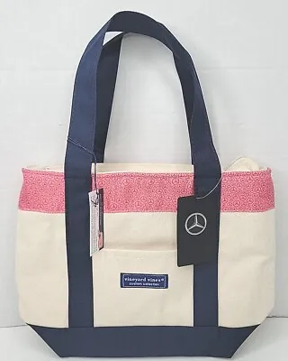 Vineyard Vines Custom Collection Mercedes Benz Collab Canvas Tote Hand Bag NEW • $49.95