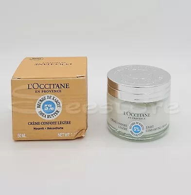 L'Occitane Shea Butter Light Comforting Face Cream - 1.7 Oz - New In Box • $23.90