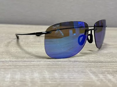 Maui Jim ʻakau Unisex Square Sunglasses - Black/Blue #204 • $40