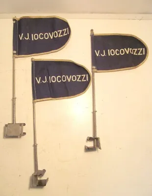 Vintage Funeral Flags Hearse Procession Mortuary Vehicle Personalized Signage • $50