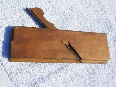 Vintage Wood Moulding Plane With Iron & Wedge - Possibly 18th Century • $19.99