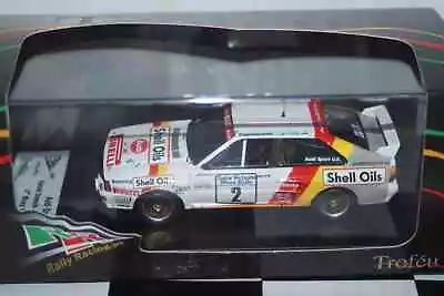 TROFEU Audi Quattro MANX Rally 1985 H.Demuth 1:43rd Scale RR.uk 95 • £76.99