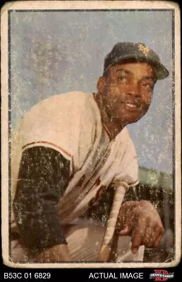 1953 Bowman #51 Monte Irvin Giants HOF AUTHENTIC B53C 01 6829 • $6.25