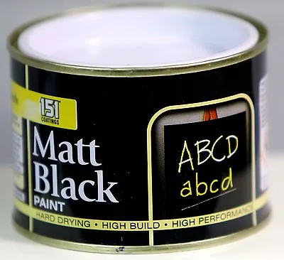 Black Board School Blackboard Paint Chalk Board Matt Black 180ml Tough Durable • £4.98